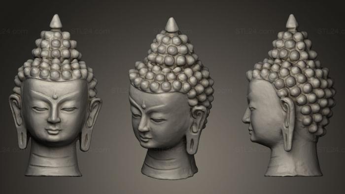 Статуэтки Будда (Тайский Будда, STKBD_0036) 3D модель для ЧПУ станка